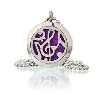 Colier aromaterapie Music Notes, 25mm - Ancient Wisdom