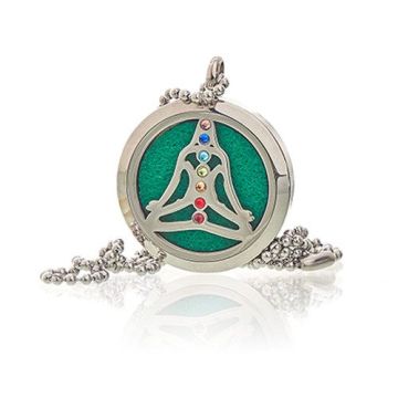 Colier aromaterapie Yoga Chakra, 30mm - Ancient Wisdom