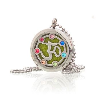 Colier aromaterapie OM Chrakra, 30mm - Ancient Wisdom