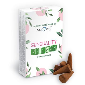 Conuri Parfumate Premium cu Plante pentru Senzualitate, 15 buc