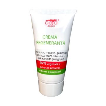Crema Regeneranta cu Arnica si Vitamina E 97% Vegetala 50ml CETA SIBIU