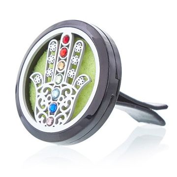 Difuzor Aromaterapie Auto, Hamsa Chakra, 30 mm, Ancient Wisdom 
