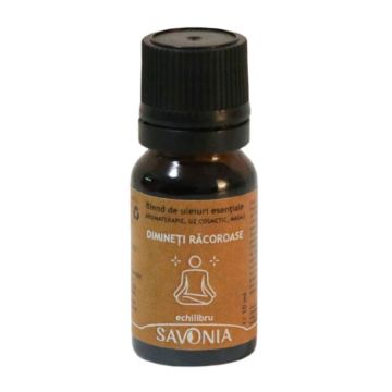 Dimineti Racoroase - Blend Uleiuri Esentiale Naturale - Savonia, Echilibru, 10 ml