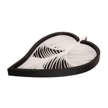 Sapuniera Savonia Realizata la Imprimanta 3D - Zen Negru , 11.4 x 14.3 x 13.1 cm