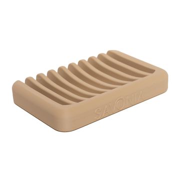 Sapuniera Savonia Realizata la Imprimanta 3D - Falie Bej, 10 x 7 cm