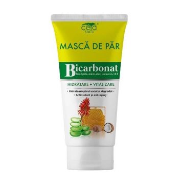 Masca de Par cu Bicarbonat pentru Hidratare si Vitalizare 200 ml CETA SIBIU