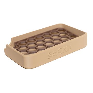 Sapuniera Savonia Realizata la Imprimanta 3D - Matca Bej, 12 x 7 cm