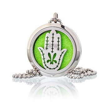 Colier aromaterapie Hand of Fatima, 30mm - Ancient Wisdom