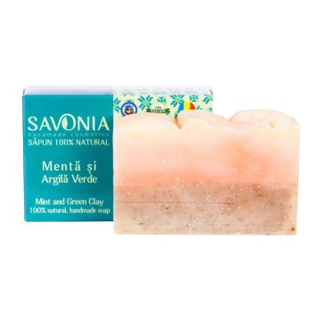 Menta si Argila Verde - Sapun natural Savonia