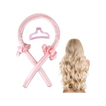 Ondulator de Păr fără Căldură, din Satin, 100 cm, Culoare Variabilă