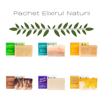 Pachet 6 Sapunuri Naturale Savonia -  Elixirul Naturii