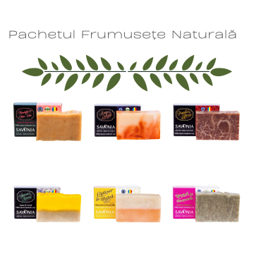 Pachet 6 Sapunuri Naturale Savonia - Frumusețe Naturală