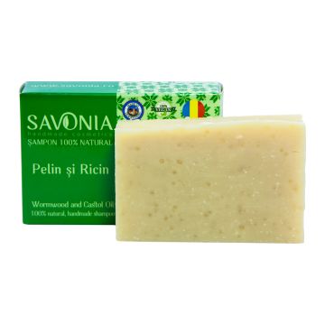 Sampon Solid Natural Pelin si Ricin Savonia