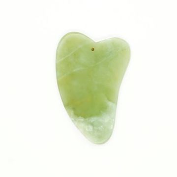 Piatra Gua Sha din Jad pentru masaj - 7cm