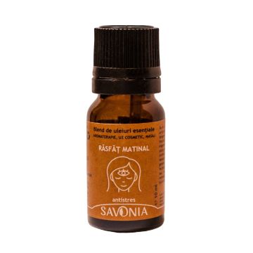 Rasfat Matinal - Blend Uleiuri Esentiale Naturale - Savonia, Antistres, 10 ml