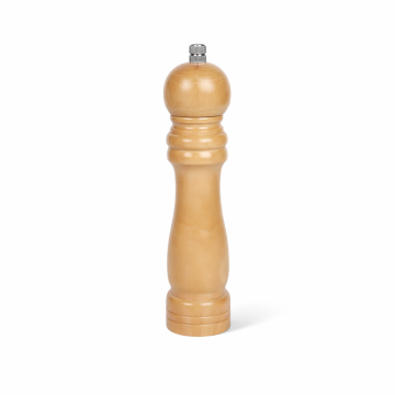 Rasnita manuala pentru piper din lemn natural, 20.5 cm