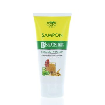 Sampon Bicarbonat pentru Hidratare si Vitalizare cu Bio-Lipide, Miere, Aloe si Vitamina F 200ml CETA SIBIU