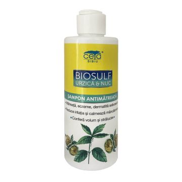 Sampon Biosulf cu Urzica si Nuc 200ml CETA SIBIU
