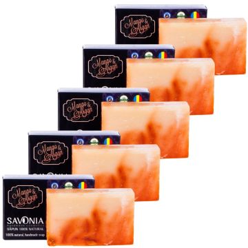 Set 5 buc - Sapun Natural Mango si Argan, Savonia