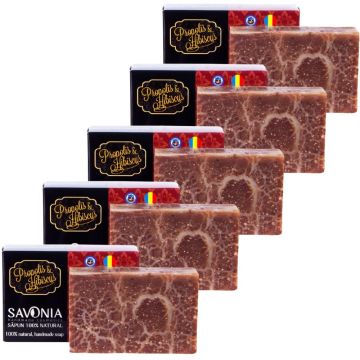 Set 5 buc - Sapun Natural Propolis si Hibiscus, Savonia