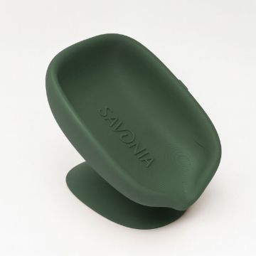 Săpuniera Savonia Realizata la Imprimanta 3D - Cascada, Verde, 11 x 9 x 2.3 cm