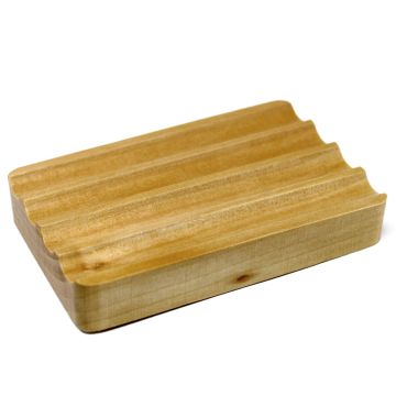 Sapuniera cu Zimti rari, din lemn de Hemu, 10 x 6.5 cm