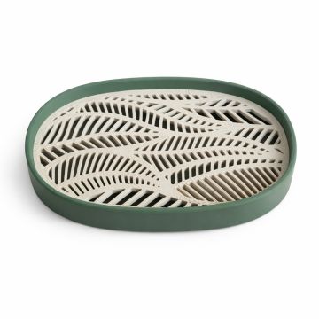 Sapuniera Savonia Savana Realizata la Imprimanta 3D – Verde Mat, 12.5 × 8.5 × 2 cm
