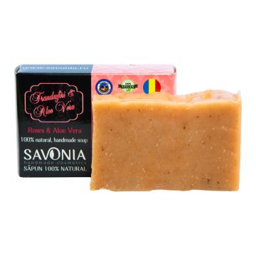 Sapun Natural Trandafiri si Aloe Vera - Savonia