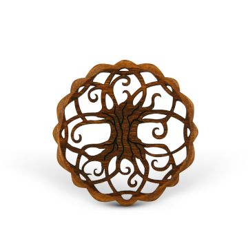 Amuleta din Lemn - The Tree of Life, Maro, Red Owl