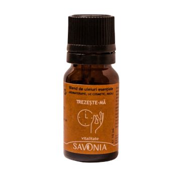 Trezeste-ma - Blend Uleiuri Esentiale Naturale - Savonia, Vitalitate, 10 ml