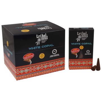 Conuri Parfumate Tribale - Copal Alb, 10 bucăți