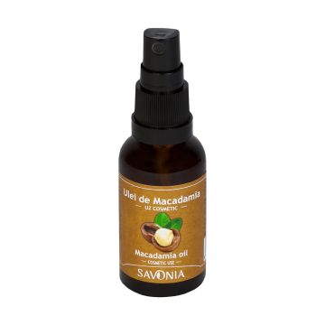 Ulei de Macadamia, Uz Cosmetic, Savonia, 30 ml