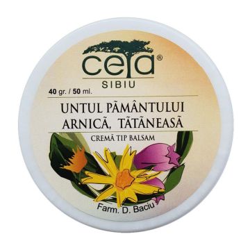 Unguent Untul Pamantului, Arnica si Tataneasa 40g CETA SIBIU