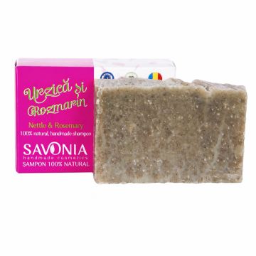 Sampon Solid Natural Urzica si Rozmarin, 90g